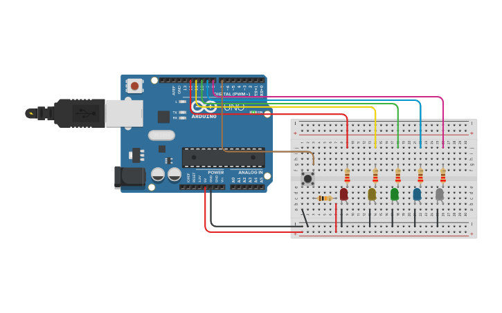 Circuit design test_switch_case | Tinkercad