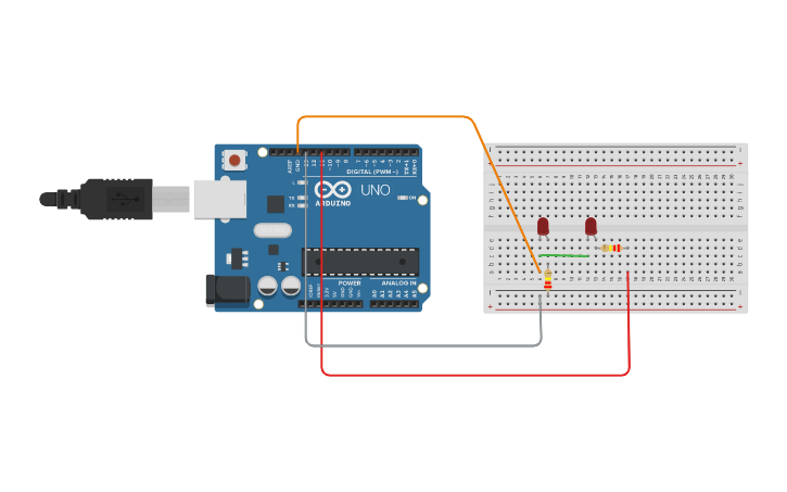 Circuit design Arduino Uygulama 2 | Tinkercad