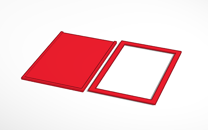 3D design Instax9 frame | Tinkercad