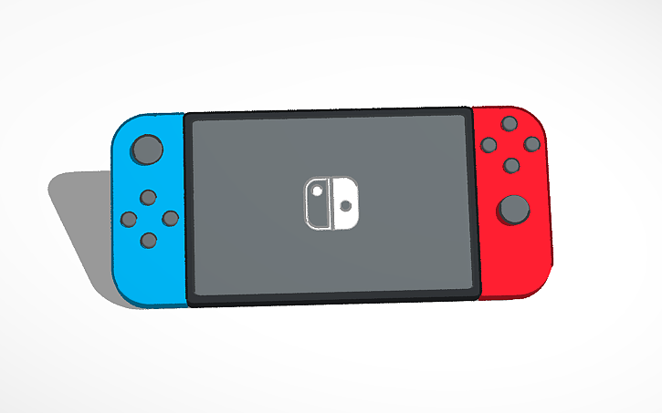 3D design NINTENDO SWITCH - Tinkercad