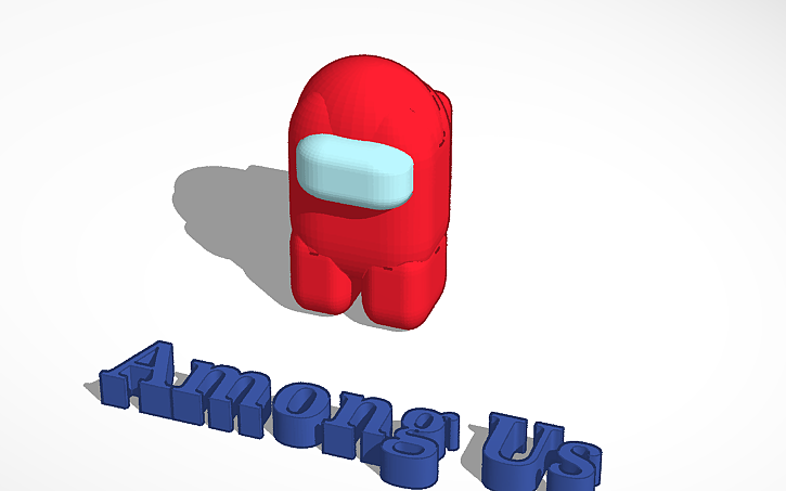 3D design Among us - Tinkercad