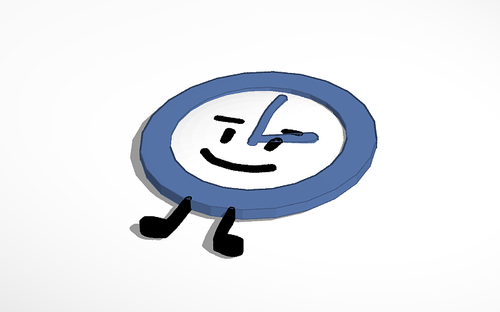 3D design BFB Clock - Tinkercad