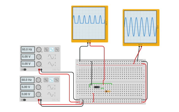 Circuit design Cristiele Vieira Exercicio 4 | Tinkercad