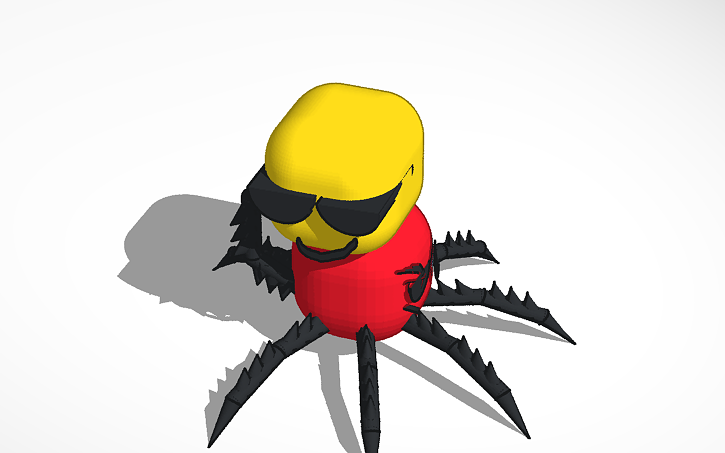 The Despacito Spider With A Chill Face Tinkercad
