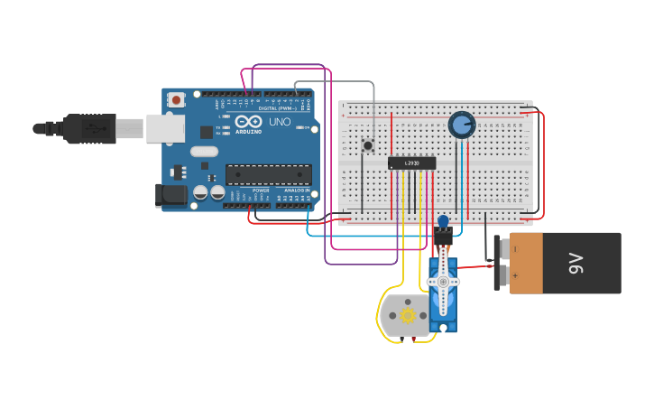 Circuit design assignment 10 - Tinkercad