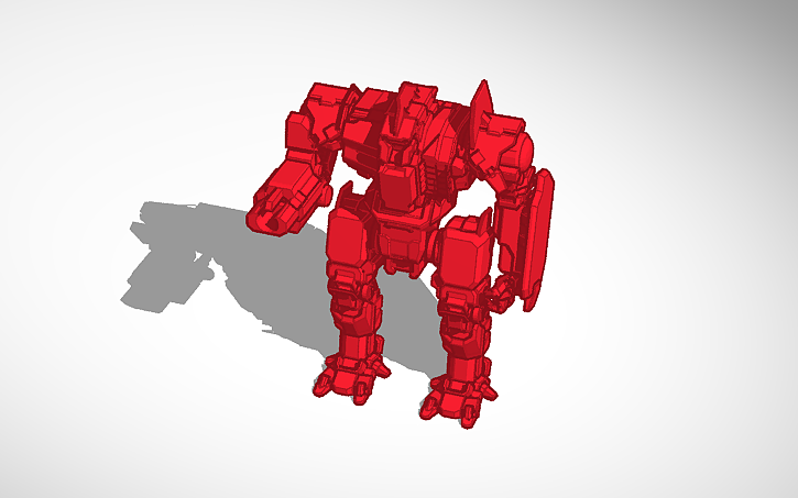 3D design MWO Centurion - Tinkercad