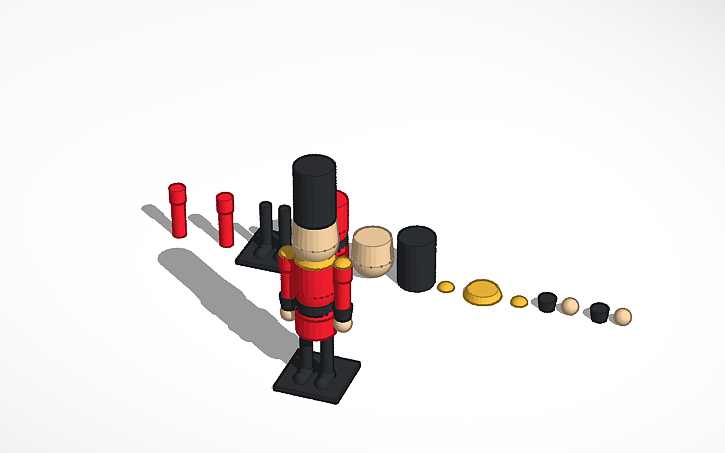 3D design Nutcracker | Tinkercad