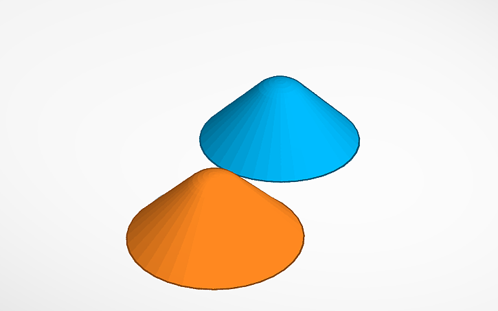 3D design Rounded Cone Methods - Tinkercad