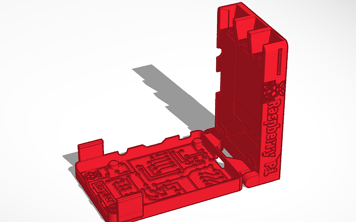 3d Design Raspberry Pi 3 Case Tinkercad 2747