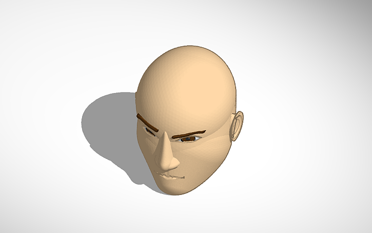 3D design Scan-to-Design #3: The Rock Head - Tinkercad