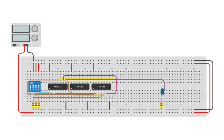 Circuit design [Practica02] - Ponce Canseco | Tinkercad