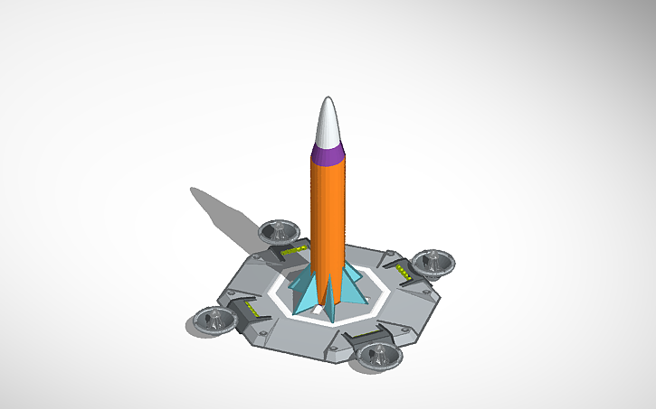 Design Roket 3D design roket - Tinkercad