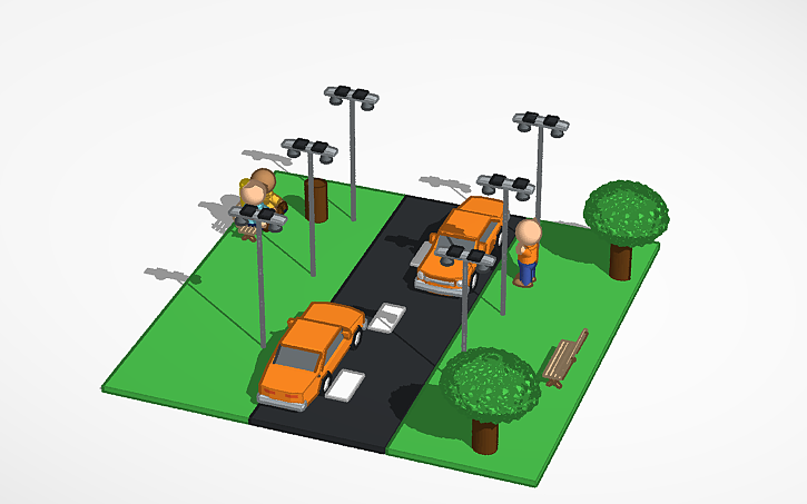 3D design Parque - Tinkercad