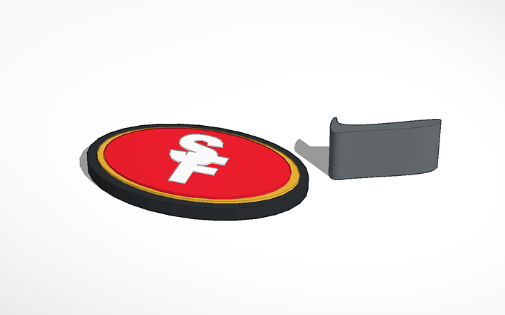 San Francisco 49ers Symbol Tinkercad