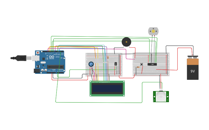 Circuit design home automation | Tinkercad