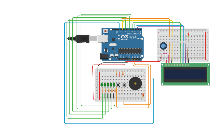 Circuit design 2CLSA_19_LL_quiz_arduino | Tinkercad