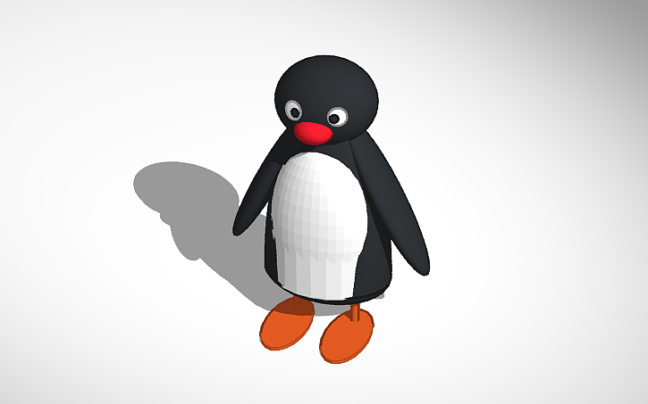 Pingu Model 3D design Pingu - Tinkercad