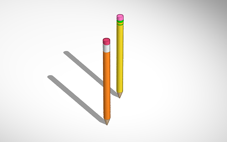 3D design pencils | Tinkercad