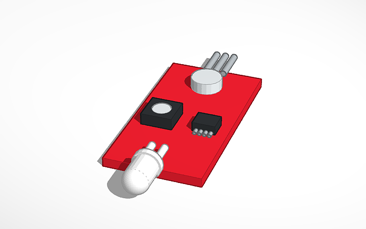 3D design KY-026 Flame Sensor - Tinkercad