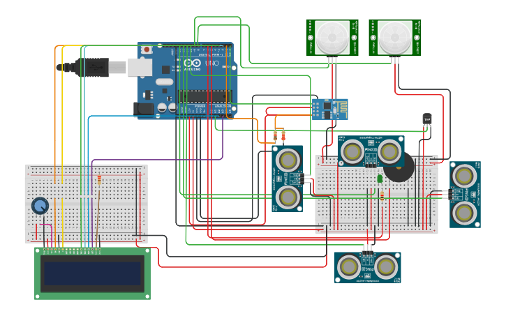 Circuit design Embedded System Design - Project - Tinkercad