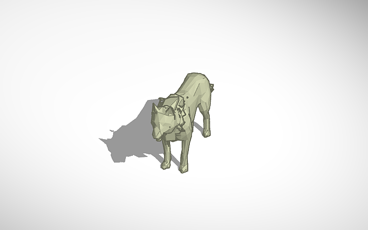 3D design Lobo ._. - Tinkercad