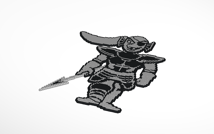3D design Undyne 2 | Tinkercad
