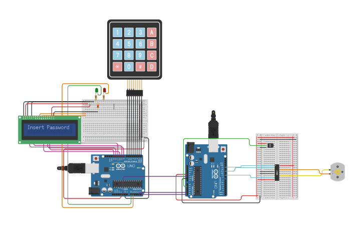 Circuit design Project work | Tinkercad