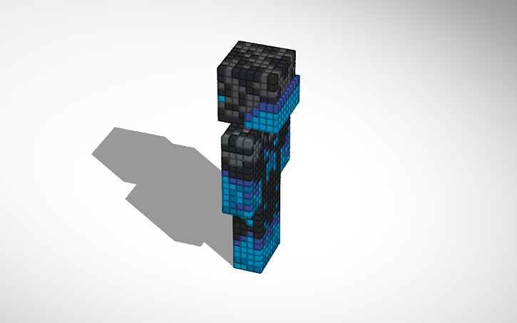 ice enderman Minecraft skin