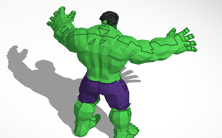 3D design hulk | Tinkercad