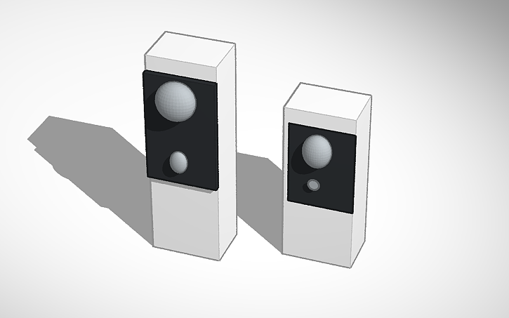 3D design Speakers | Tinkercad