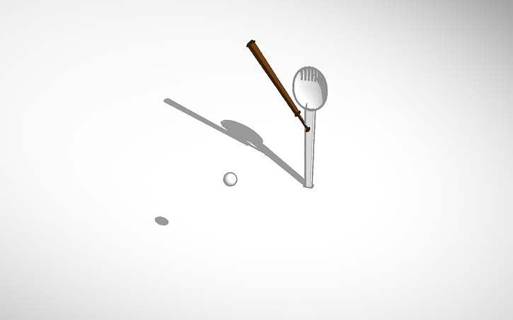 3D design spork ball | Tinkercad