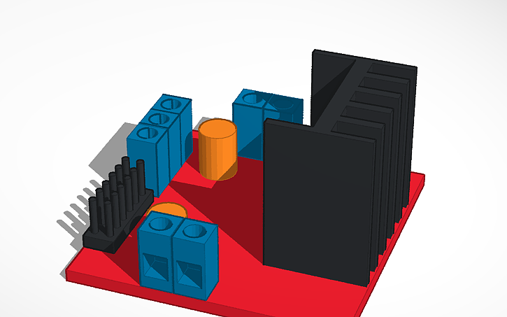 3D design Motor Drive Module - Tinkercad