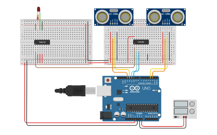 Circuit design street light | Tinkercad