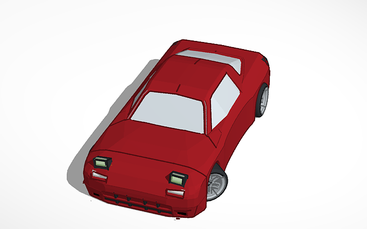 3D design Mazda RX7 FC - Tinkercad