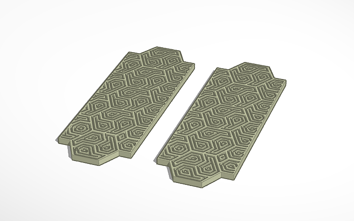 3D design pattern grip - Tinkercad