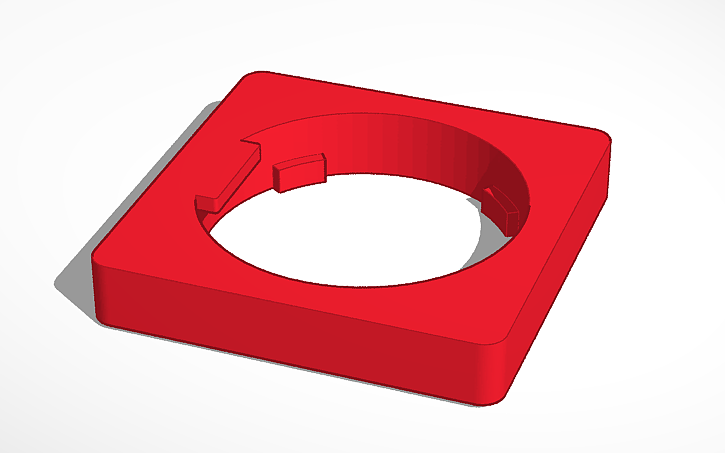 3D design Makita-router_Table insert - Tinkercad