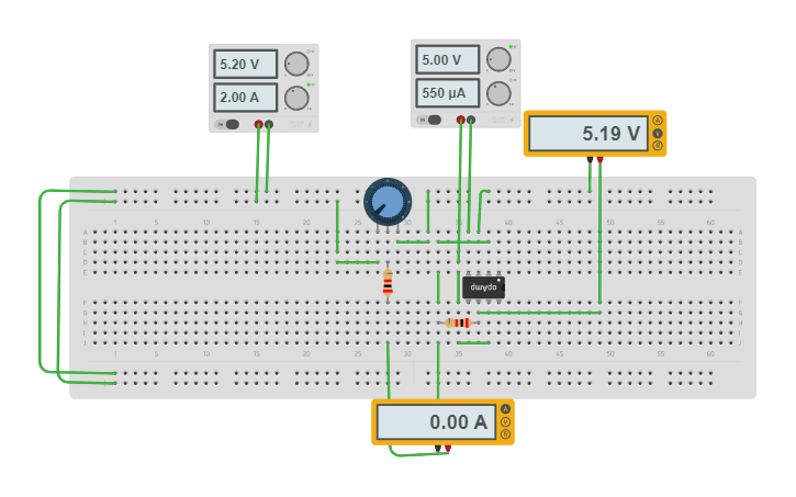 Circuit design Modul 7 Perc 3 - Tinkercad