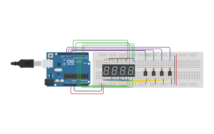 Reloj arduino display 7 discount segmentos