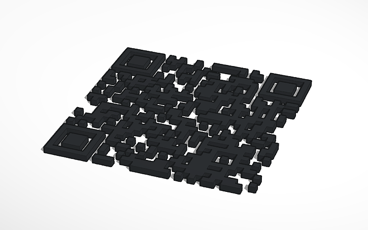 3d Design Qr Code 1 Tinkercad 3d Design Qr Code 1 Tinkercad