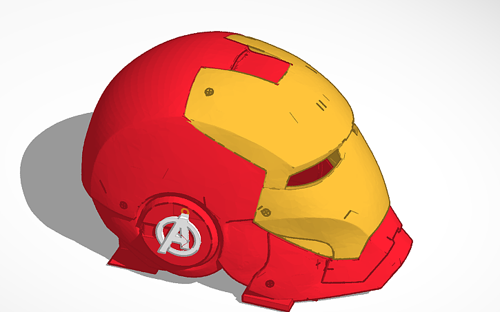 3D design IRON-MAN - Tinkercad