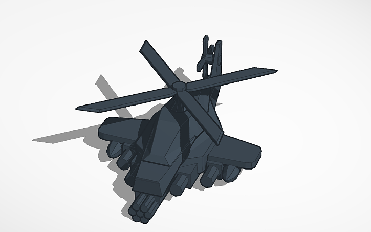 3D design BTD6 Apache Dartship - Tinkercad