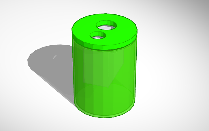3D design Pencil Sharpener - Tinkercad