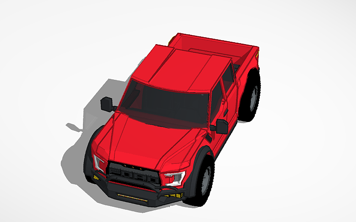 Ford Raptor R Single Cad 3D design Ford Raptor - Tinkercad