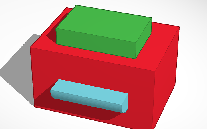 3D design Pencil dispenser - Tinkercad