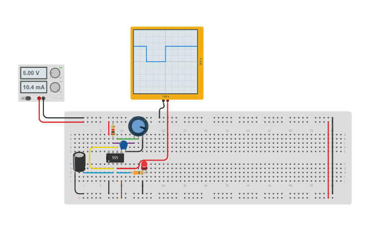Circuit design PRACTICA 10 | Tinkercad