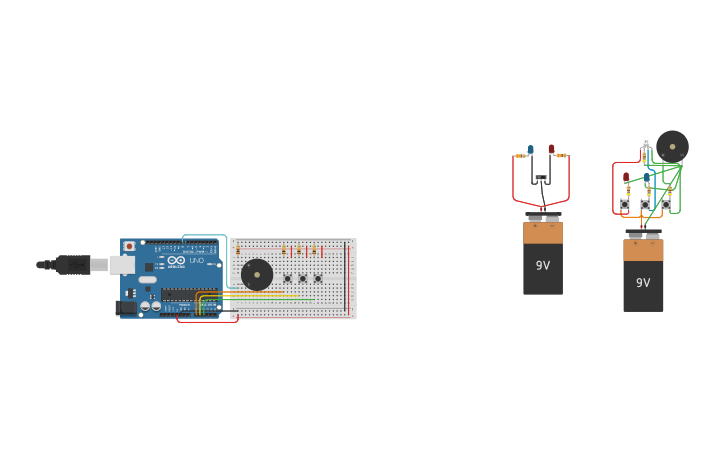 Circuit design Slide Switch Working - Tinkercad