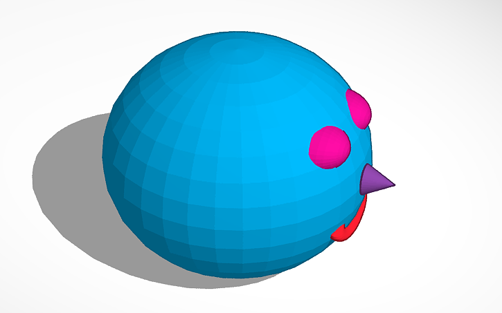 3D design head - Tinkercad