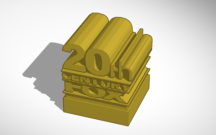 3D Design 20th Century Fox Tinkercad 3d-design-20th-century-fox-tinkercad