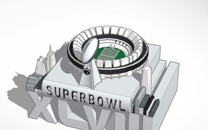 Super Bowl Xviii Tinkercad