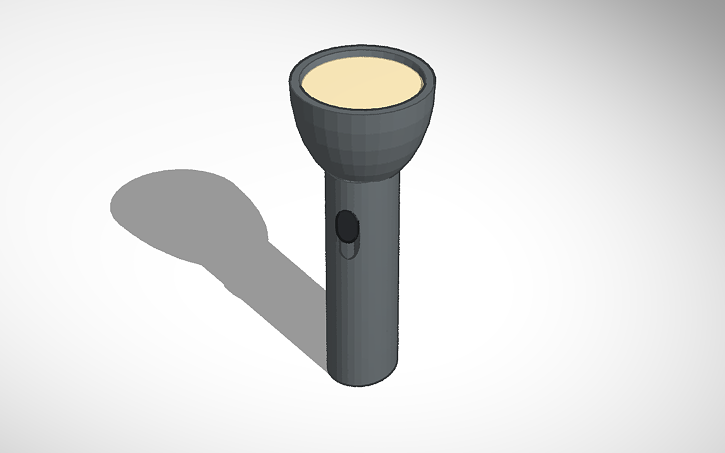 3D design Flashlight - Tinkercad